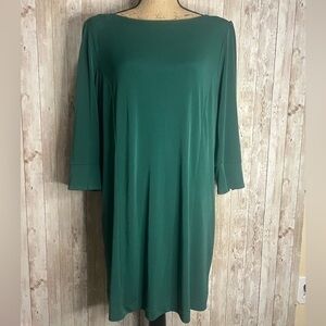 🌖 Mark Zunino Green Sheath Dress